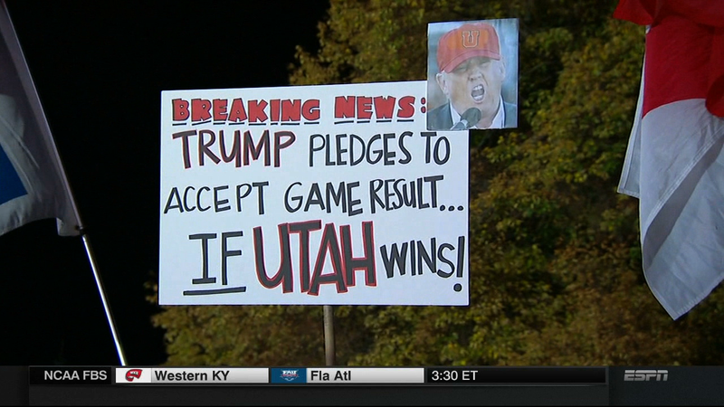 Illustration for article titled Free Mustache Rides: Your Salt Lake City College GameDay Sign Roundup